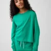 Dziecięcy oversize'owy T-shirt z grubej dzianiny