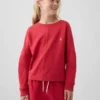Dziecięcy oversize'owy T-shirt z grubej dzianiny