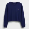 Dziecięcy oversize'owy T-shirt z grubej dzianiny