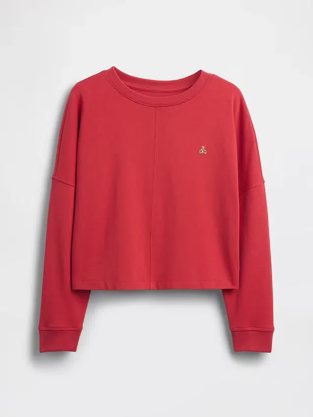 Dziecięcy oversize'owy T-shirt z grubej dzianiny