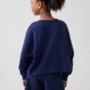 Dziecięcy oversize'owy T-shirt z grubej dzianiny