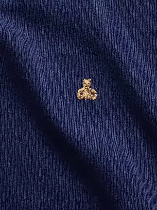 Dziecięcy oversize'owy T-shirt z grubej dzianiny