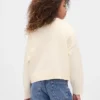 Dziecięcy sweter o luźnym kroju z dekoltem w serek