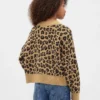 Dziecięcy sweter o luźnym kroju z dekoltem w serek