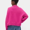 Dziecięcy sweter o luźnym kroju z dekoltem w serek