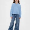 Dziecięcy sweter o luźnym kroju z dekoltem w serek