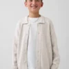 Dziecięcy sweter polo o luźnym kroju
