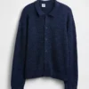 Dziecięcy sweter polo o luźnym kroju