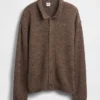 Dziecięcy sweter polo o luźnym kroju