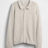 Dziecięcy sweter polo o luźnym kroju