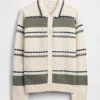 Dziecięcy sweter polo o luźnym kroju