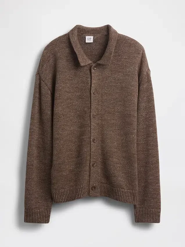 Dziecięcy sweter polo o luźnym kroju