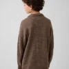 Dziecięcy sweter polo o luźnym kroju
