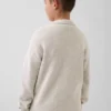 Dziecięcy sweter polo o luźnym kroju