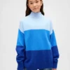 Dziecięcy sweter tunika w paski z serii CashSoft