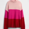 Dziecięcy sweter tunika w paski z serii CashSoft