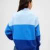 Dziecięcy sweter tunika w paski z serii CashSoft