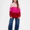 Dziecięcy sweter tunika w paski z serii CashSoft