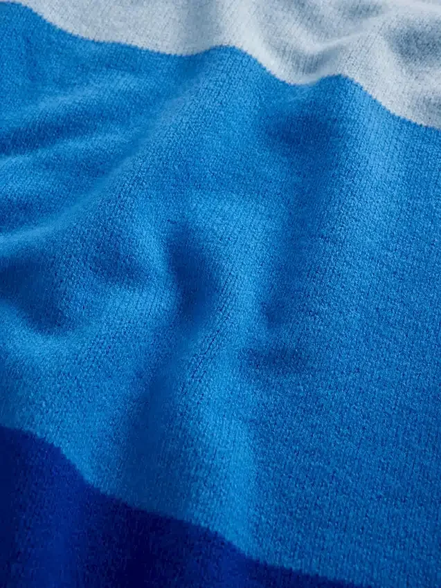 Dziecięcy sweter tunika w paski z serii CashSoft