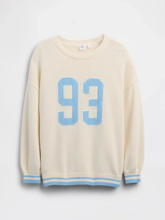 Dziecięcy sweter tunika w stylu oversize