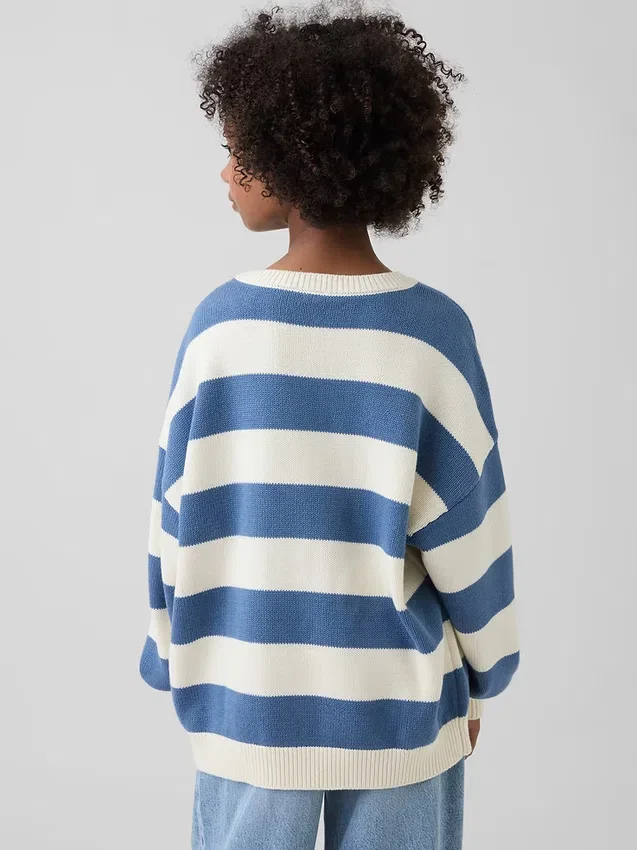 Dziecięcy sweter tunika w stylu oversize