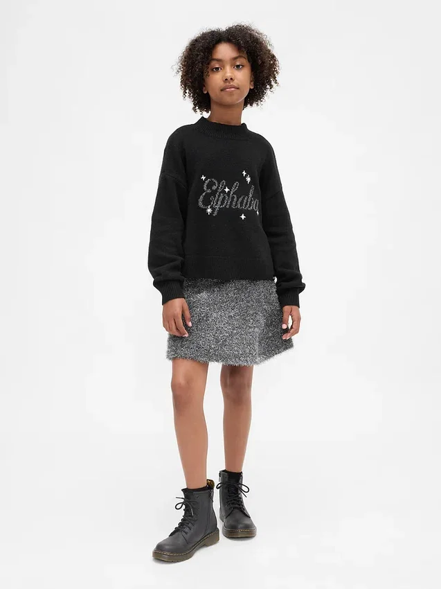 Dziecięcy sweter Wicked CashSoft o luźnym kroju