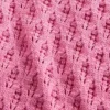 Dziecięcy sweter z dzianiny szydełkowej z okrągłym dekoltem w stylu oversize