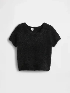 Dziecięcy sweter z dzianiny typu „eyelash”
