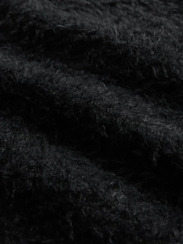 Dziecięcy sweter z dzianiny typu „eyelash”