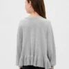 Dziecięcy sweter z luźnym peplum