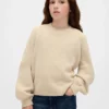 Dziecięcy sweter z okrągłym dekoltem z dzianiny CashSoft