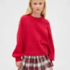 Dziecięcy sweter z okrągłym dekoltem z dzianiny CashSoft