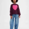 Dziecięcy sweter z okrągłym dekoltem z dzianiny CashSoft
