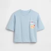 Dziecięcy T-shirt Hello Kitty o oversize'owym, prostym kroju