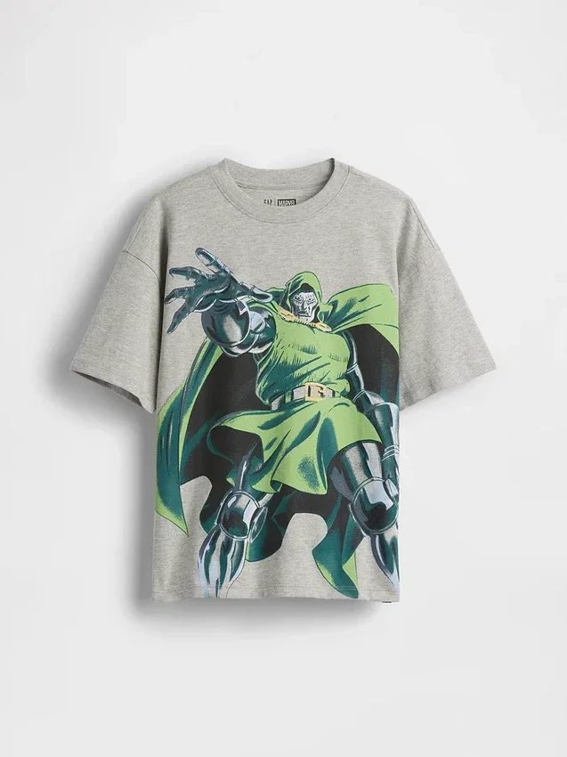 Dziecięcy T-shirt Marvel o luźnym kroju