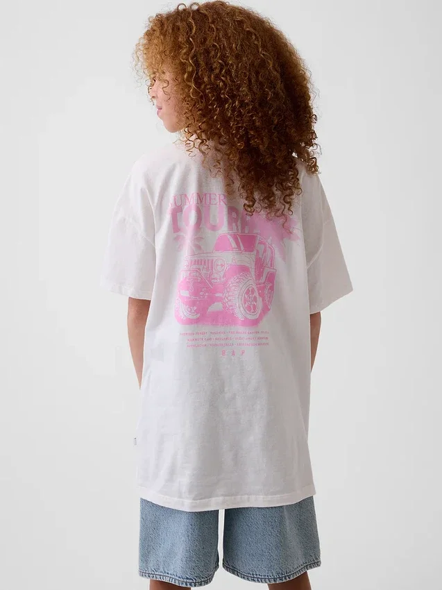 Dziecięcy T-shirt oversize Jeep