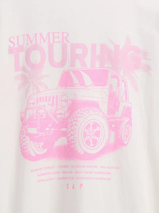 Dziecięcy T-shirt oversize Jeep