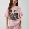 Dziecięcy T-shirt oversize Nirvana