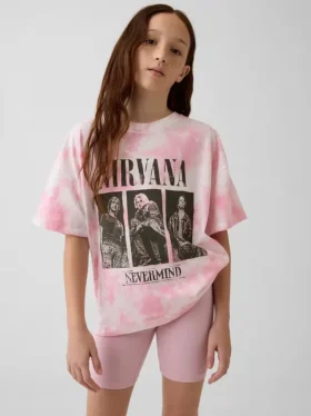Dziecięcy T-shirt oversize Nirvana