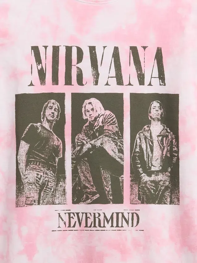 Dziecięcy T-shirt oversize Nirvana
