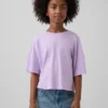 Dziecięcy T-shirt oversize o prostym kroju