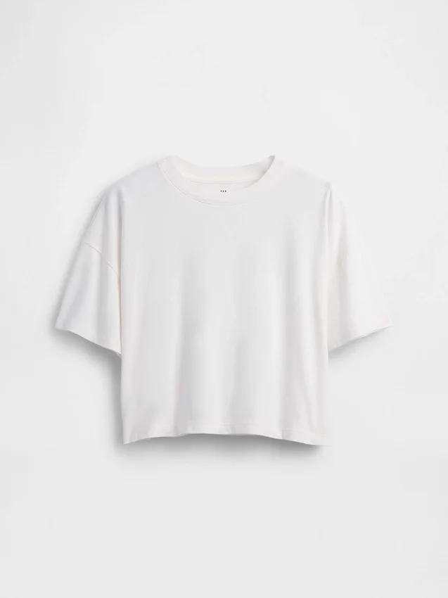 Dziecięcy T-shirt oversize o prostym kroju