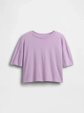 Dziecięcy T-shirt oversize o prostym kroju
