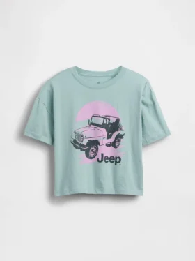 Dziecięcy T-shirt oversize o prostym kroju