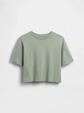 Dziecięcy T-shirt oversize o prostym kroju