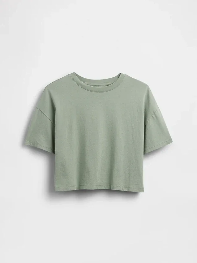Dziecięcy T-shirt oversize o prostym kroju