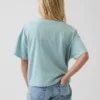 Dziecięcy T-shirt oversize o prostym kroju