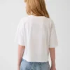 Dziecięcy T-shirt oversize o prostym kroju