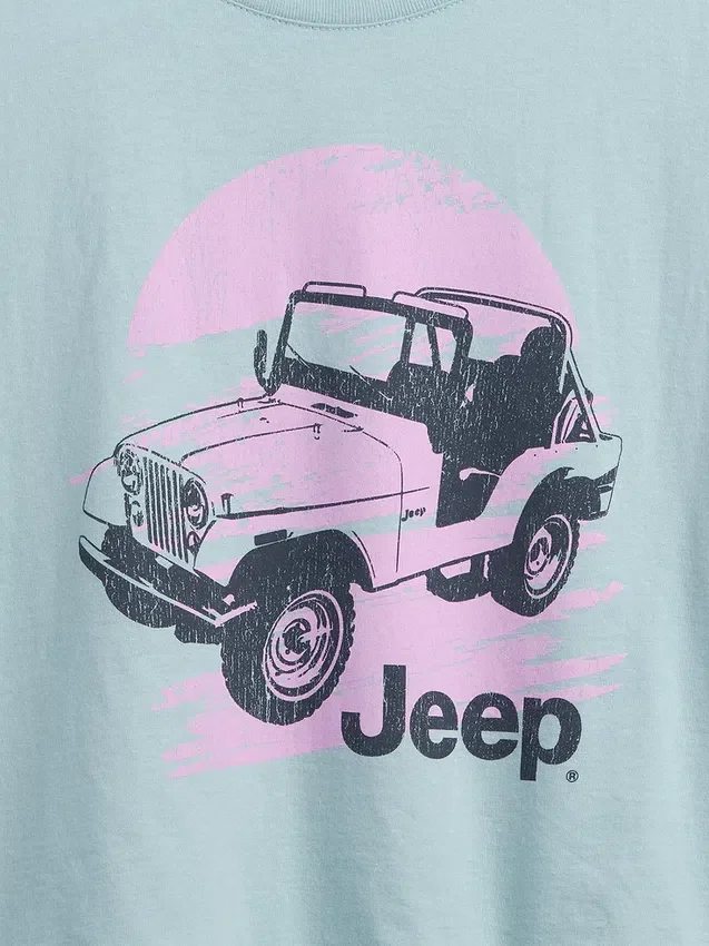 Dziecięcy T-shirt oversize o prostym kroju