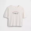 Dziecięcy T-shirt oversize o prostym kroju z motywem Sanrio